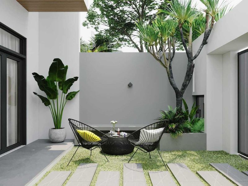 Beautiful yard design
