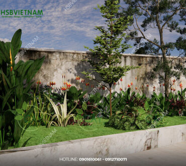 Factory landscape design and construction