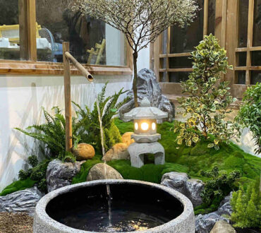 Landscape design and construction for townhouses.