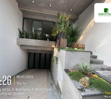 Landscape design and construction for townhouses.